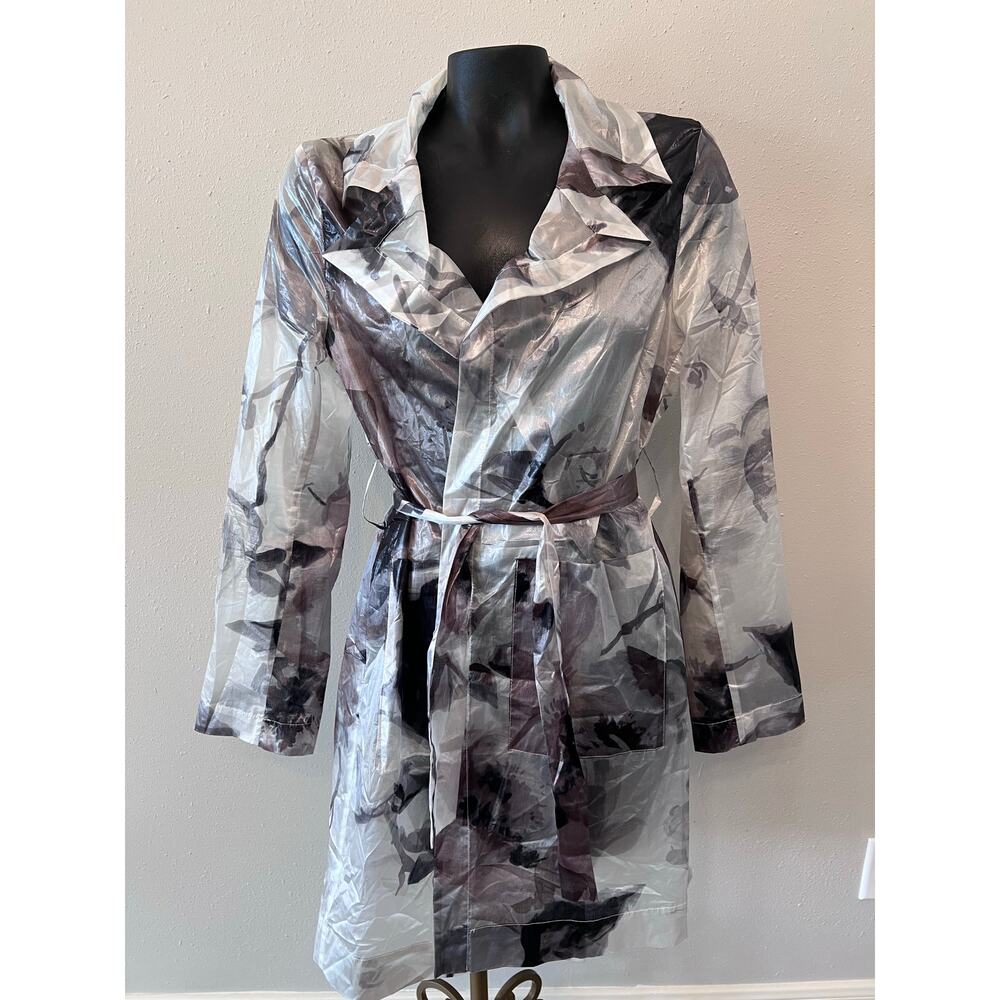 Sonia Fortuna Firenze Silk/Nylon Shear Kimono Coat/Jacket Sz L‎ DarkFairy Artsy